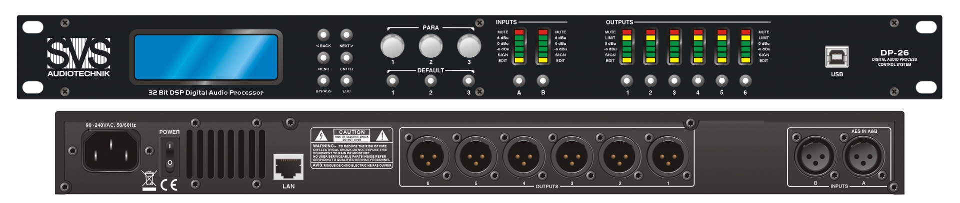 SVS Audiotechnik DP-26 Цифровой процессор: 2 входа 6 выходов в Красногорске