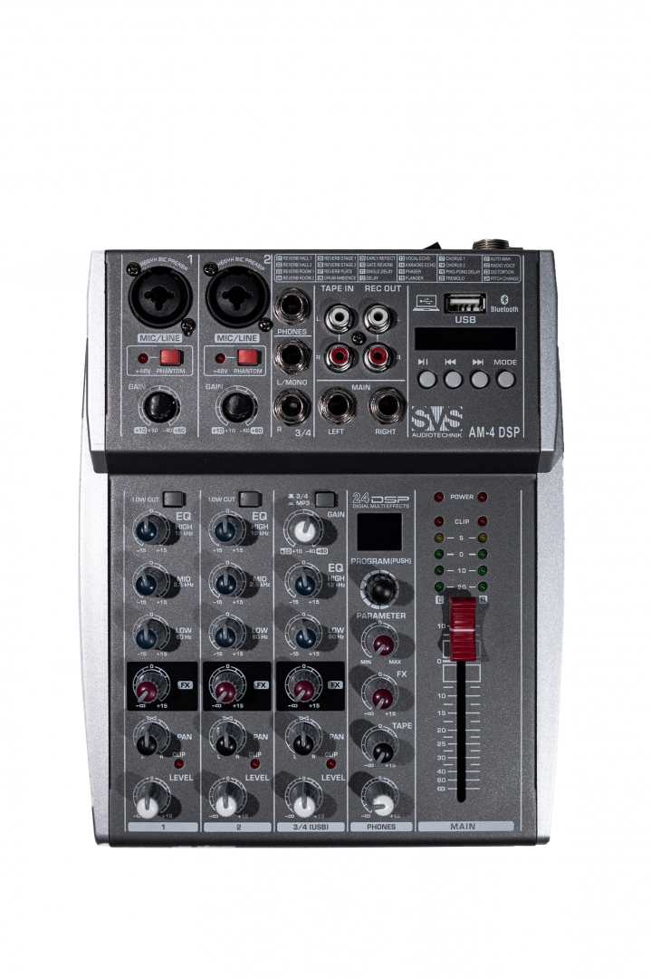 SVS Audiotechnik mixers AM-4 DSP Аналоговый микшерный пульт, 4-канала в Красногорске