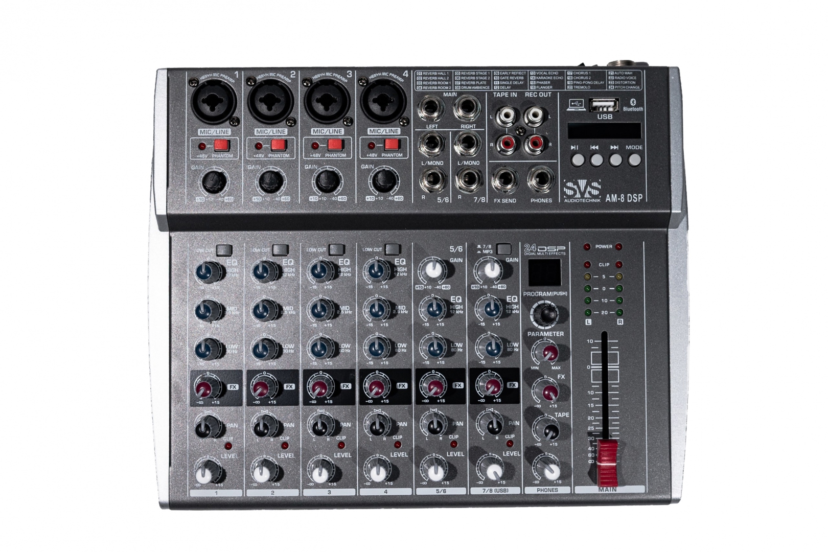 SVS Audiotechnik mixers AM-8 DSP Микшерный пульт аналоговый, 8-канальный в Красногорске